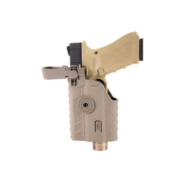 NUPROL - Holster Glock 17 RMR + lampe Droitier