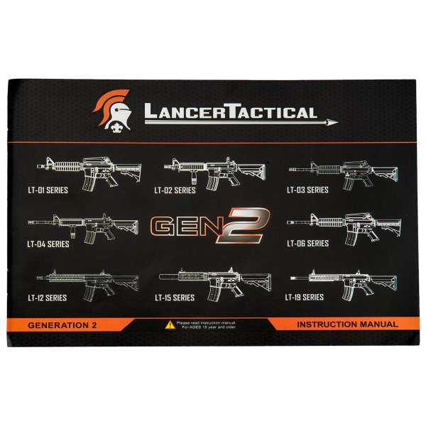 LANCER TACTICAL - LT-15 SD M4 GEN2 NOIR