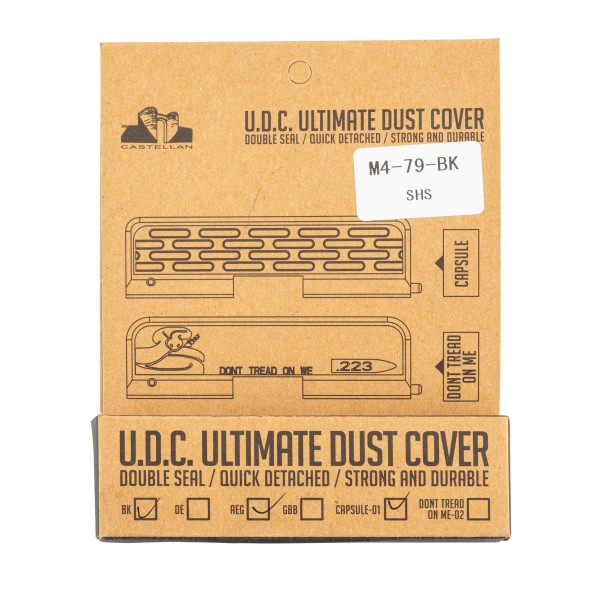 BO MANUFACTURE - DUST COVER Fenêtre d'éjection M4 AEG NOIR