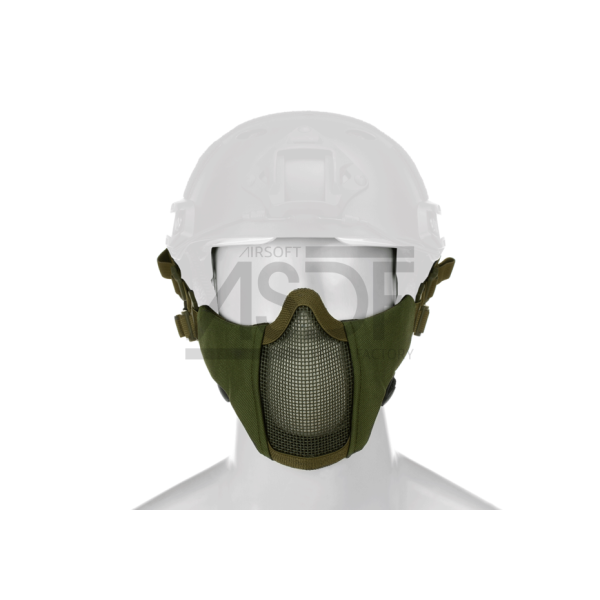 WOSPORT - Masque de protection Grillagé confort fixation casque