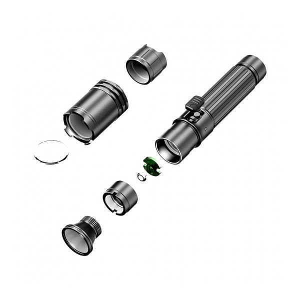 KLARUS - Lampe tactique rechargeable A1 PRO LED - 1300 LUMENS