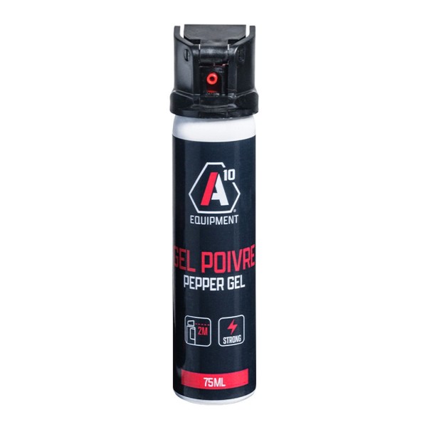 A10 / TOE PRO - Bombe Spray GEL POIVRE 75 ml de défense