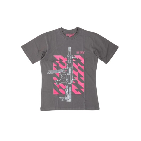 SPECNA ARMS - T-shirt YOUR WAY GRIS / ROSE