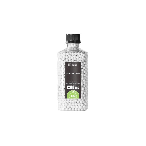 SPECNA ARMS - Billes bio Blanche 0.25gr bouteille 2500 billes PRIME