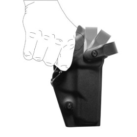 VEGA HOLSTER - Holster droitier Zoom VKZ804 pour GLOCK 17/18/19/22/23 avec lampe/laser