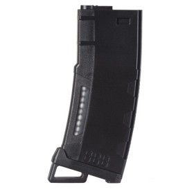 LANCER TACTICAL - Chargeur M4 130 billes Hight speed AEG NOIR