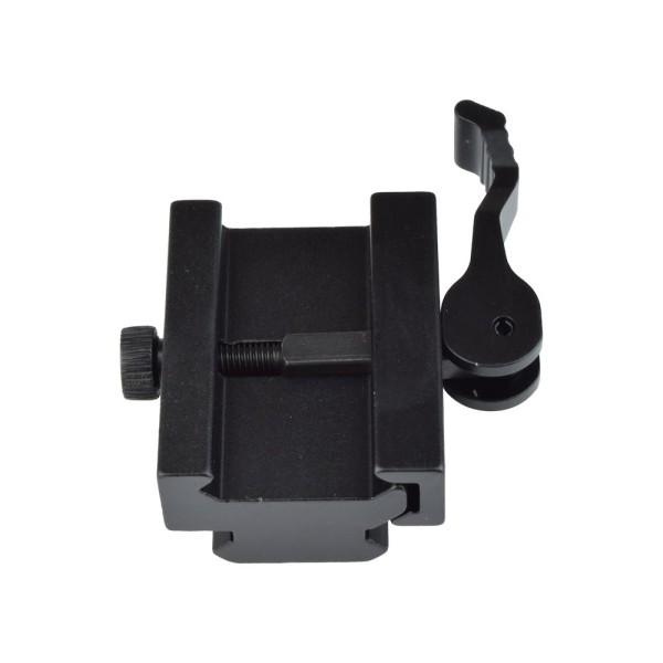 JS-TACTICAL - Réhausse Picatinny Court Bas noir QD