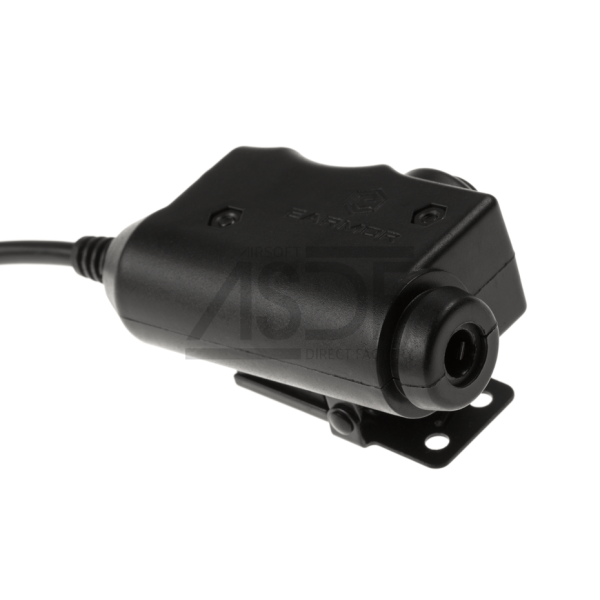 EARMOR - PTT Connecteur Kenwood M52 + bouton déporté PTT