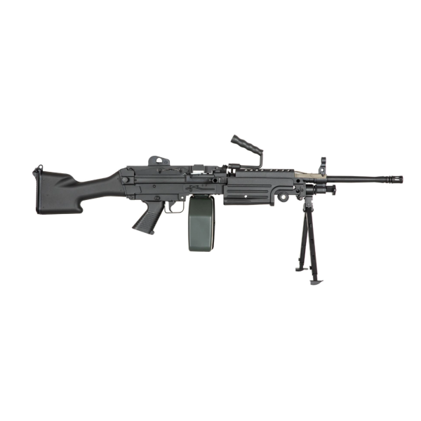 SPECNA ARMS / A&K - MINIMI M249 MK2 AEG CORP POLYMERE NOIR FN HERSTAL