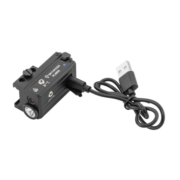 SKYWOODS - LAMPE TACTIQUE + LASER VERT 300 lumens L53980