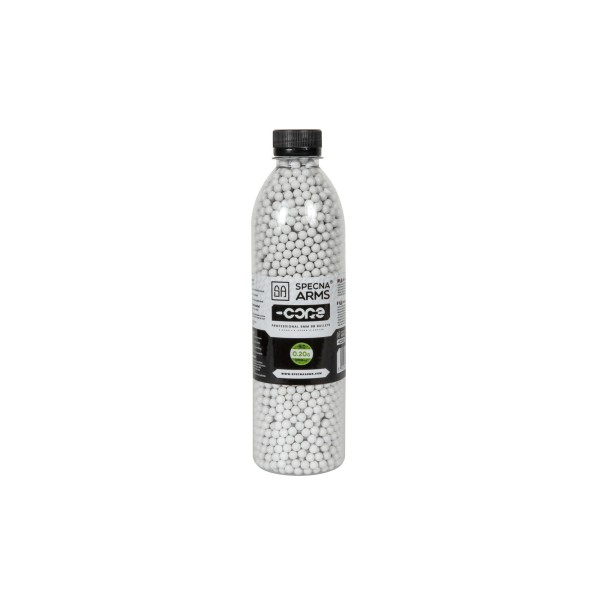 SPECNA ARMS - Billes bio Blanche 0.20gr bouteille de 3000 billes CORE