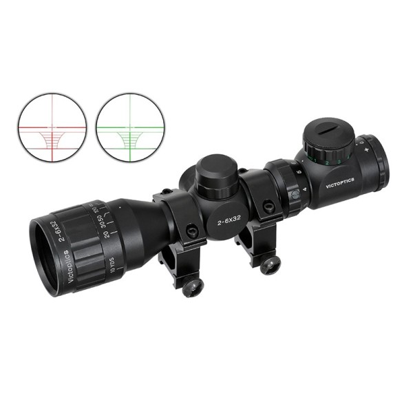 VECTOR OPTICS - Red dot VictOptics A3 2-6x32 AOE RETROECLAIRE NOIR