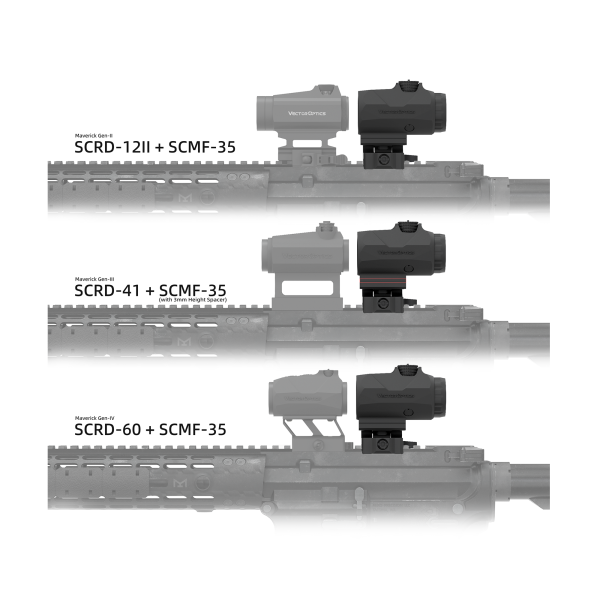 VECTOR OPTICS - MAGNIFIER 3X22 MAVERICK MINI Noir