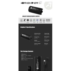 ACETECH - Silencieux TRACEUR BRIGHTER C NOIR