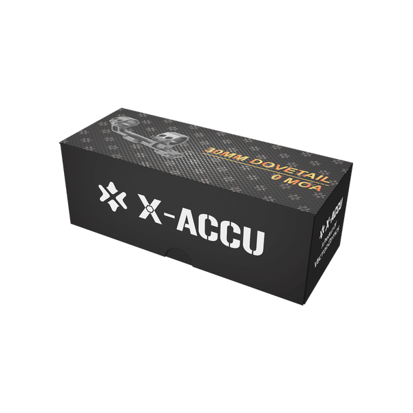 VECTOR OPTICS - MONTAGE X ACCU 30MM MONOBLOC NIVEAU A BULLE 11mm NOIR