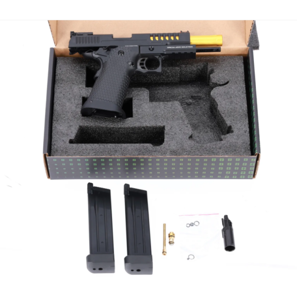 SPECNA ARMS - Réplique GBB HI-CAPA SA-VGP25 VAPOR NOIR/OR
