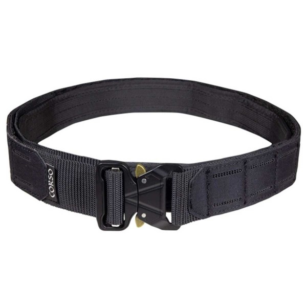 CORSO TACTICAL - Ceinturon / Belt tactique Hook Molle Laser MK1 NOIR