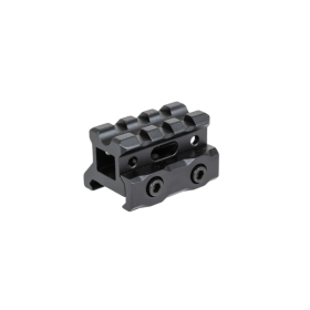 SPECNA ARMS - Réhausse Picatinny 19mm court noir