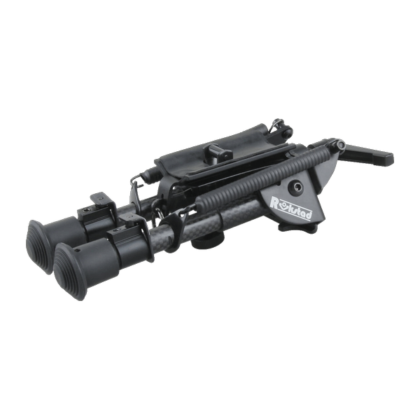 ROSTAD - Bi-pied 6-9 CARBON retractable avec fixation grenadière
