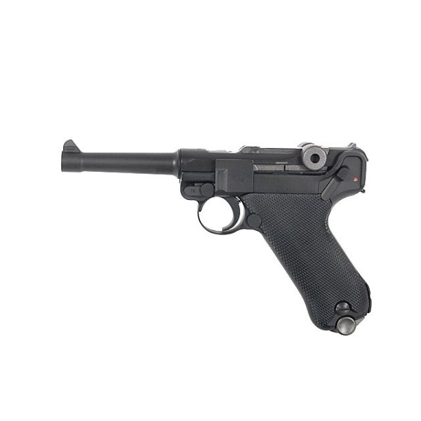 WE - P08 Full Métal GBB Noir