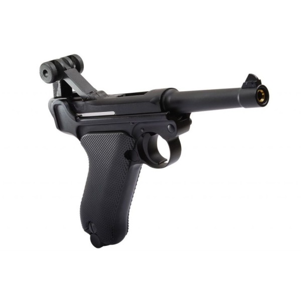 WE - P08 Full Métal GBB Noir