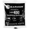 EARMOR- Bouchons anti-bruit paire ORANGE BAB MAX DEFNSE NRR33