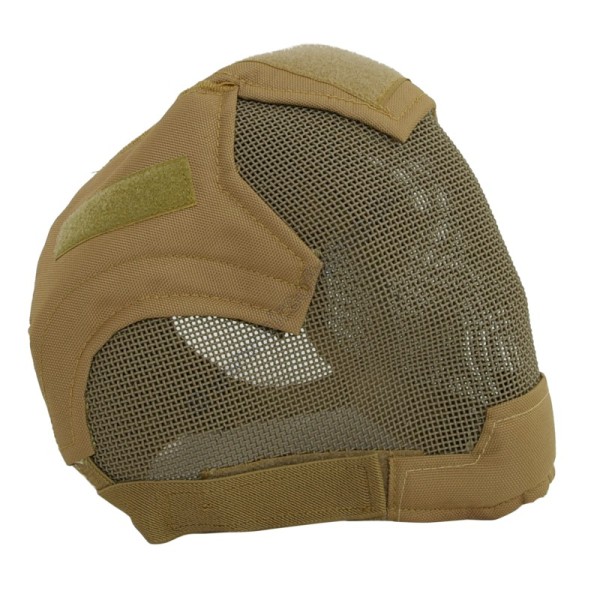 AS-DF - Masque complet de protection Grillagé TAN