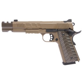 KJW - M1911 KP-16 Full métal Tan avec Compensateur CO2
