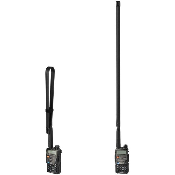 BINGFU- Antenne longue 72 cm flexible RADIO VHF UHF 136-520 MHz