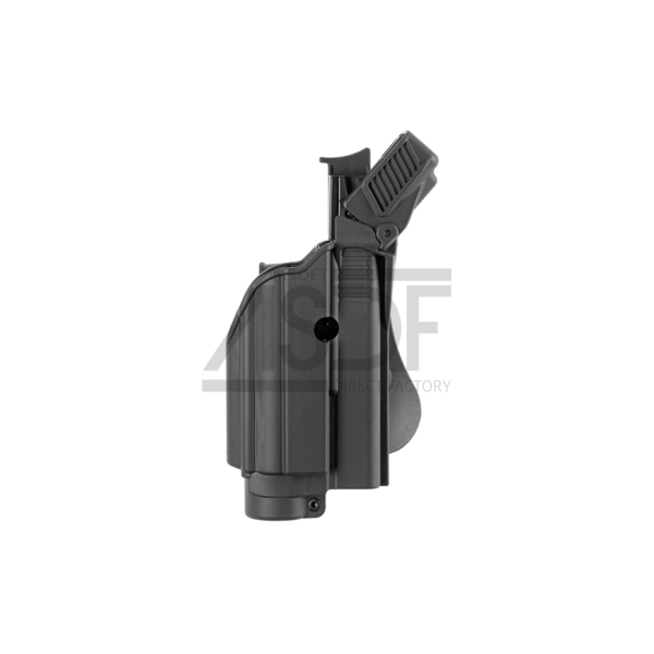 IMI Défense - Holster Glock 17 Level 2 porte lampe Droitier