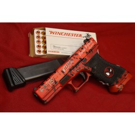 WE / ASCEND - G17 / WE17 DEADPOOL Rouge et Noir