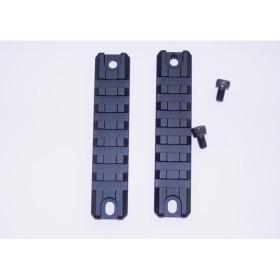 AS-DF - Lot de 2 Rails G36/MP7 Noir
