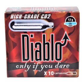 DIABLO - LOT DE 10 CARTOUCHES CO2