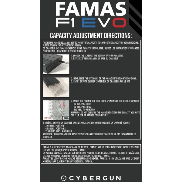 CYBERGUN / FAMAS - FAMAS F1 EVO MILITARISE
