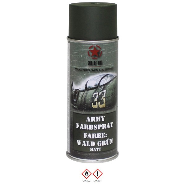 MFH - Peinture spray Vert Forêt mat 400ml