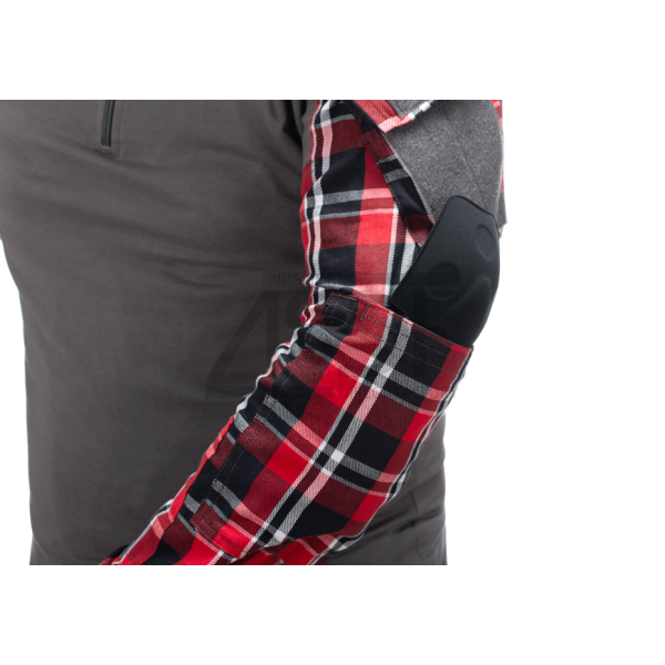 INVADER GEAR - COMBAT SHIRT en FLANELLE ROUGE