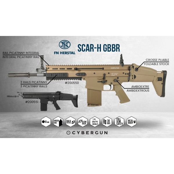 VFC / CYBERGUN -  FN HERSTAL SCAR-H GBBR
