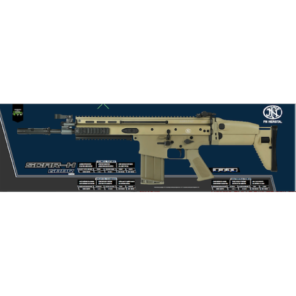 VFC / CYBERGUN -  FN HERSTAL SCAR-H GBBR
