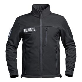 A10 / TOE PRO - Veste SOFTSHELL Sécu-One FLAP Sécurité NOIR