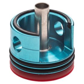 FPS SOFTAIR - Tête de cylindre V2 avec 2 joints GRANDES DIMENSIONS ROUGE